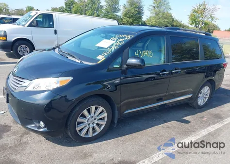 2017 Toyota Sienna Xle 7 Passenger from USA, damaged, VIN 5TDDZ3DC8HS159886
